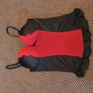 Red & Black corset
